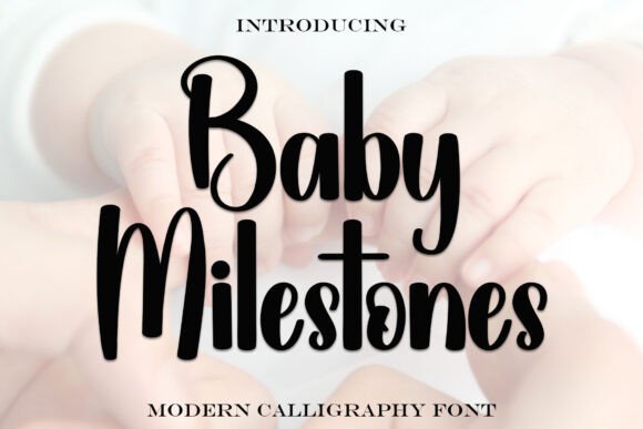 Baby Milestones: Elevating Design with Timeless Handwritten Elegance