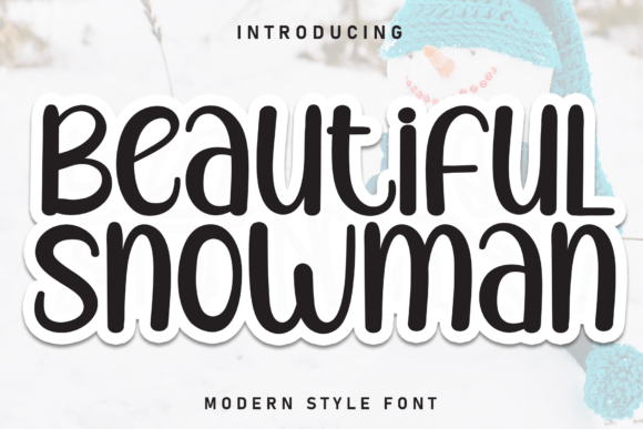 Beatiful Snowman: Bringing Handwritten Warmth to Modern Design