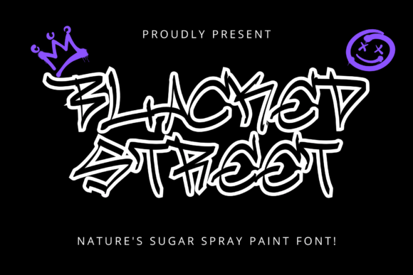 Blacked Street: Raw Graffiti Energy for Modern Design