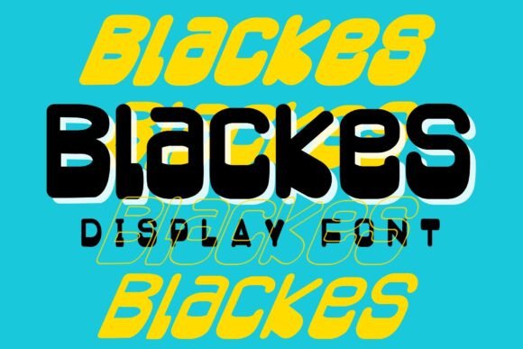 Blackes: A Modern Display Font for Bold Design