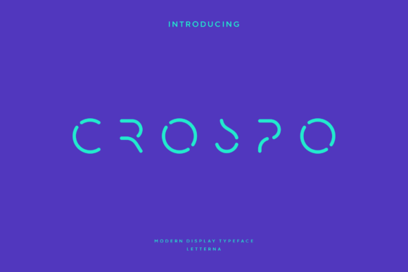 Crospo: A Versatile Typeface for Modern Branding and Design