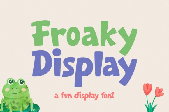 Froaky: Playful Typography for Bold Designs