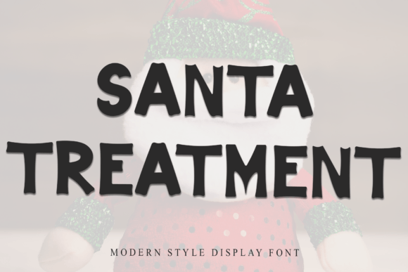Santa Treatment: A Bold Display Font for Creative Titles