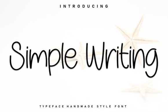 Simple Writing: Casual Elegance for Modern Design