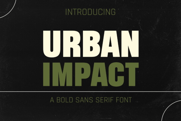 Urban Impact: Commanding Attention with Bold Typography
