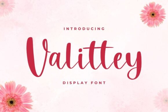 Valittey: A Sophisticated Display Font for Modern Branding