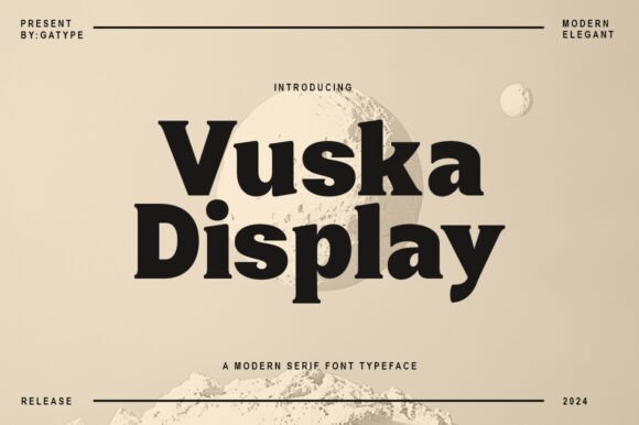 Vuska Display: Evaluating a Modern Typeface for Professional Branding and Design