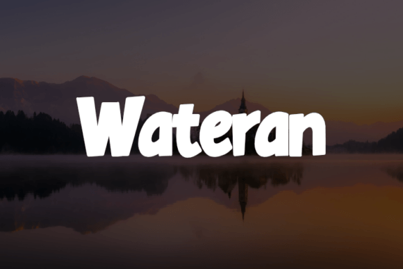 Wateran: A Versatile Typeface for Modern Fashion Design