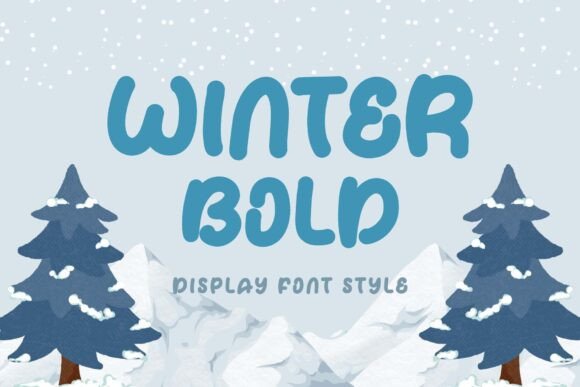 Winter Bold: A Cute Display Font for Festive Designs