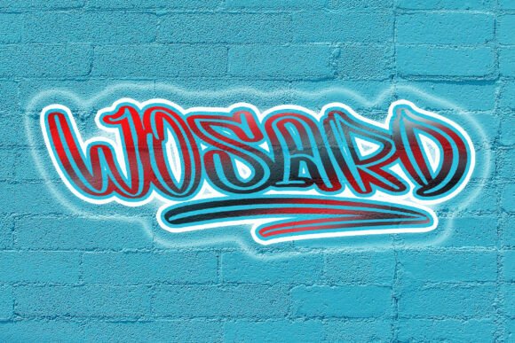 Wosard: Bold Graffiti Font for Urban Design